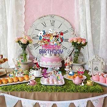 マスカットケーキ不思議の国のアリスチェスト＆ティッシュボックス Amazon | Talking Tables 不思議の国のアリス カップケーキ